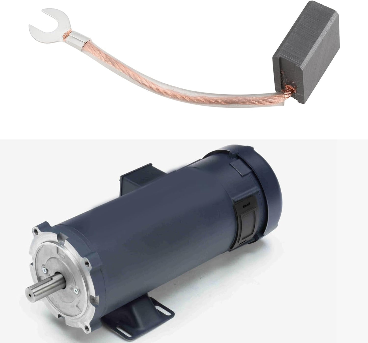 Par motor DC cepillo carbono comp motor CC Leeson