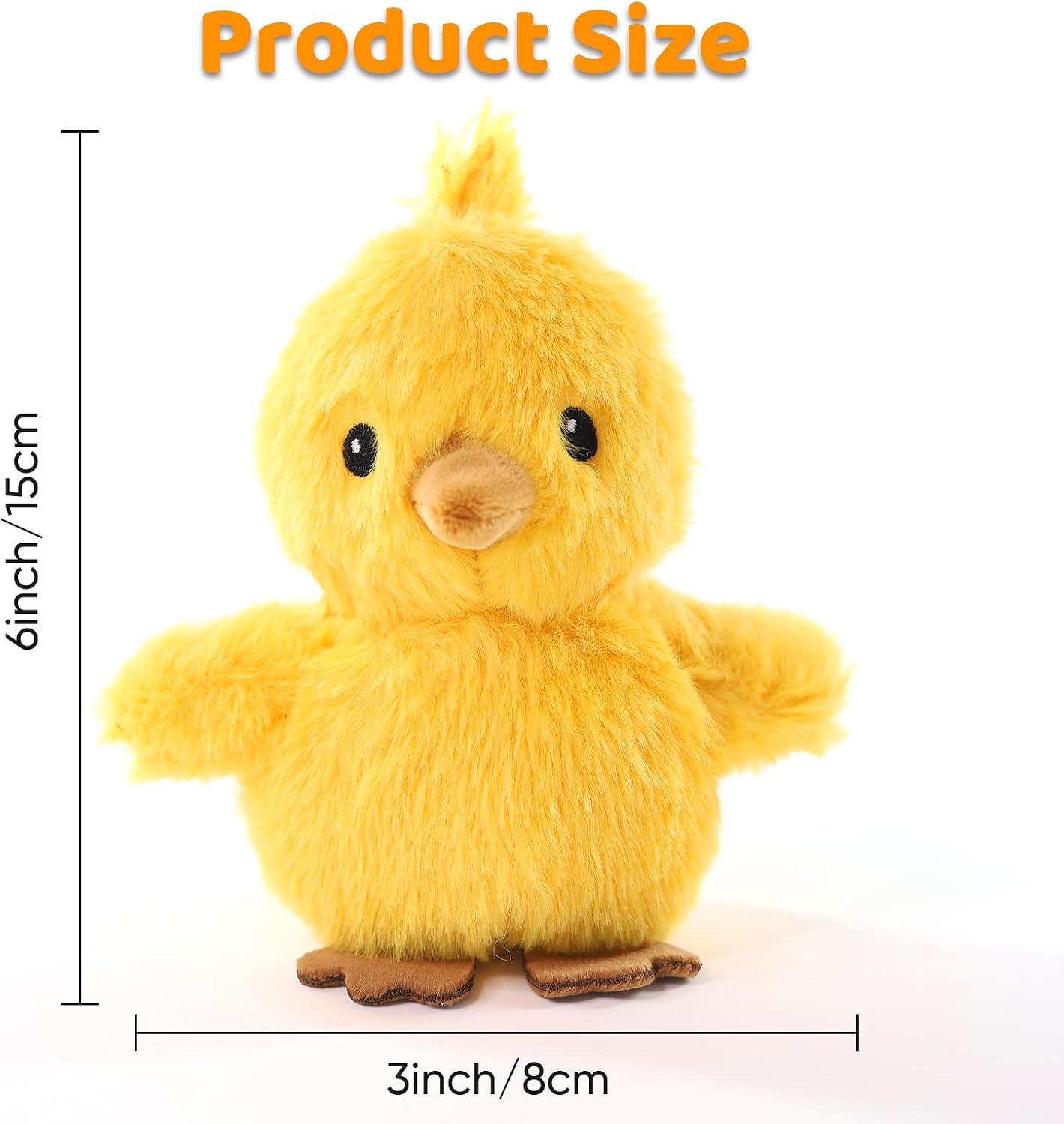 3 Peluches Perros Chirriantes 6pulg Juego