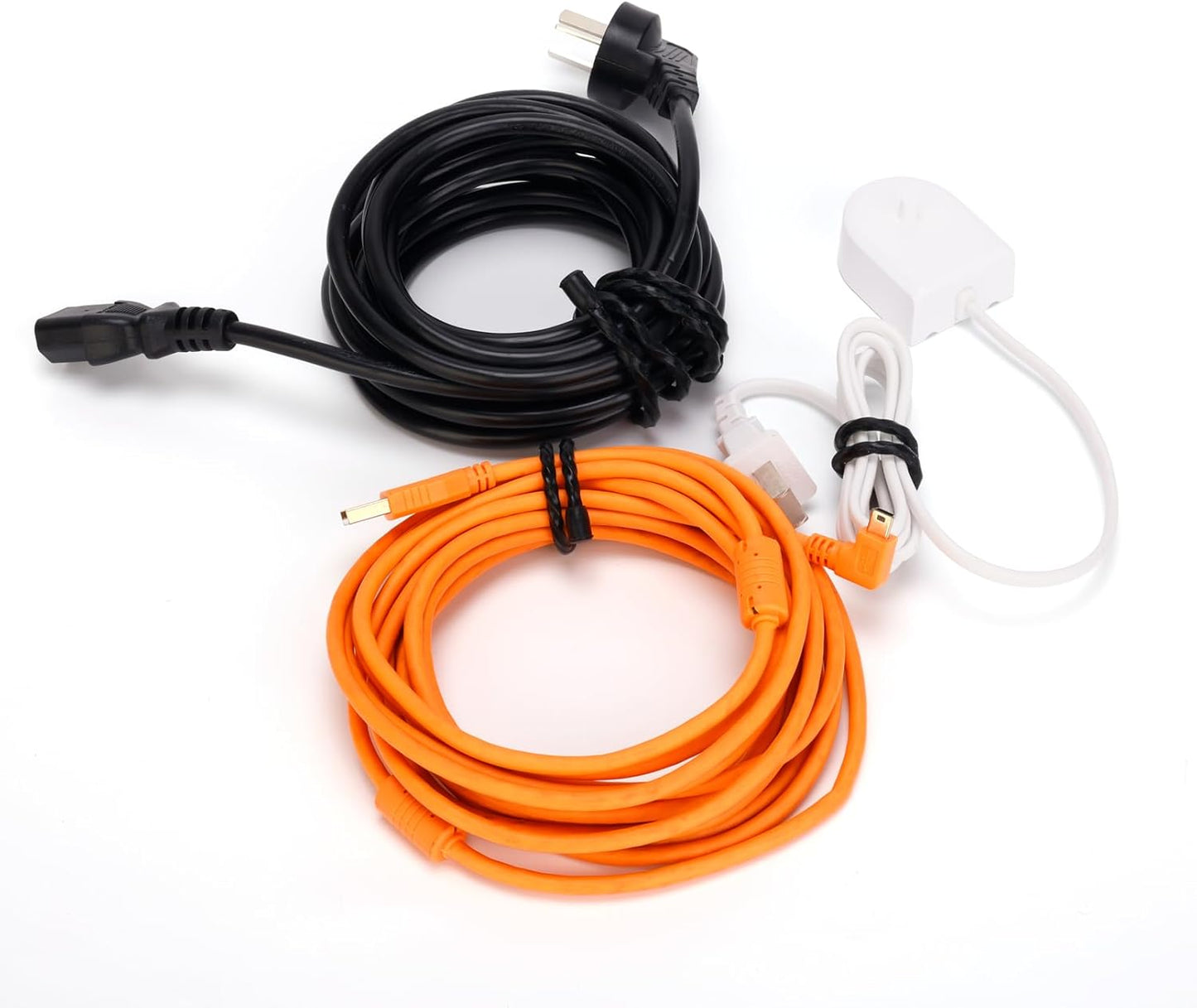 Bridas silicona 18pulg reutilizables para cables organizador