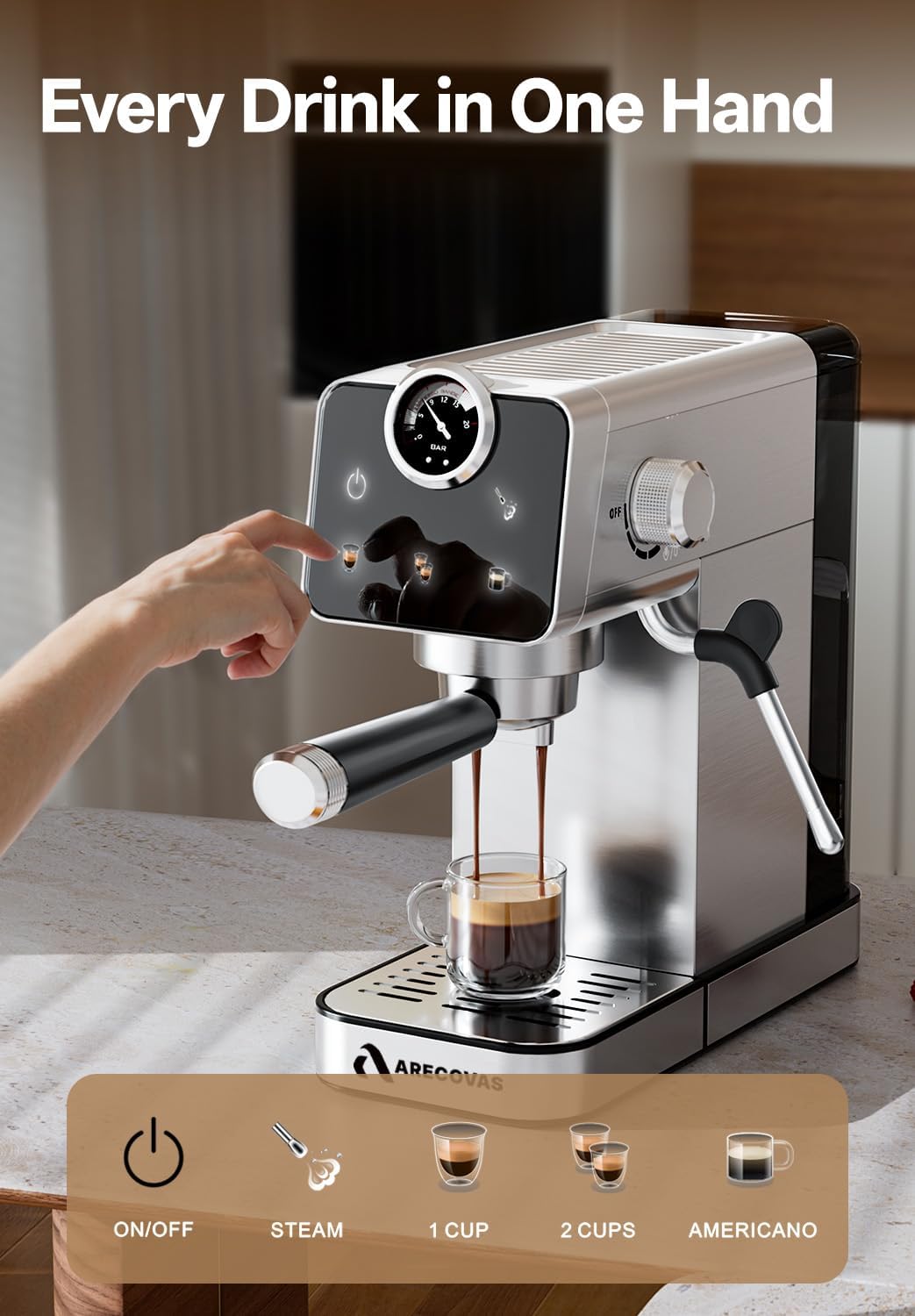 Cafetera Espresso Accesorio para Máquina Café Cuchara