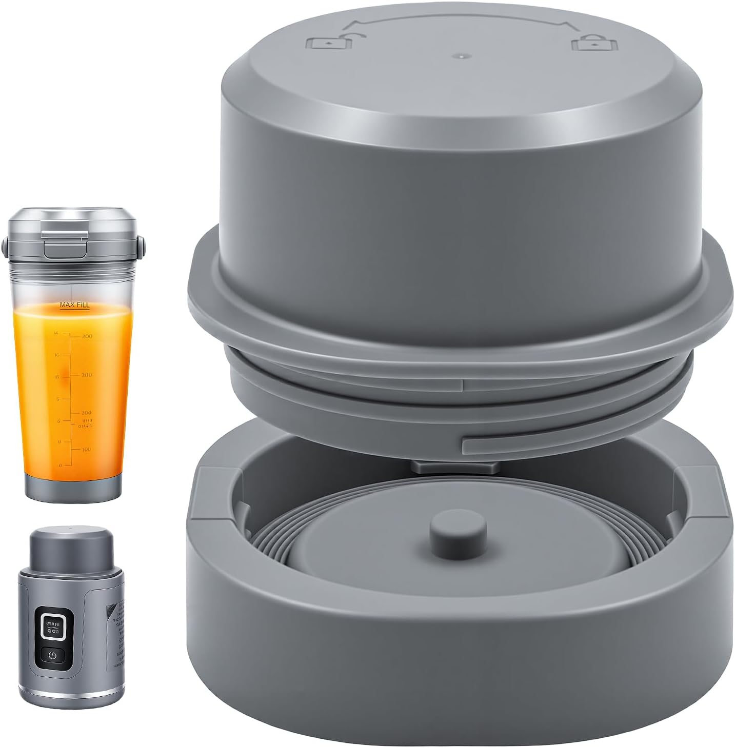 Juego tapa y cuchilla para recipiente compatible con Ninja Blast BC100/BC151 sin BPA