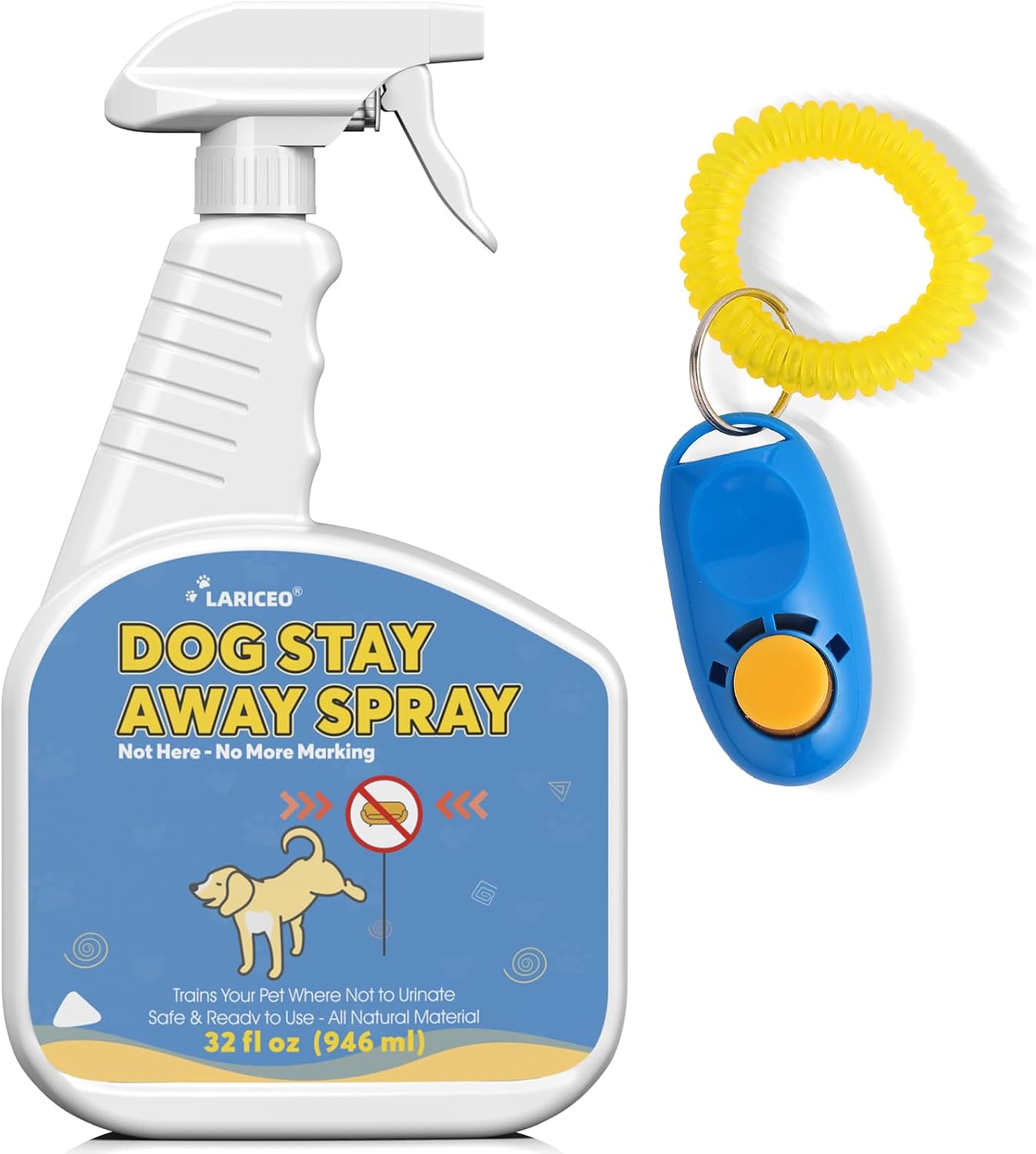 Spray para detener orina perros 32oz solución eficaz