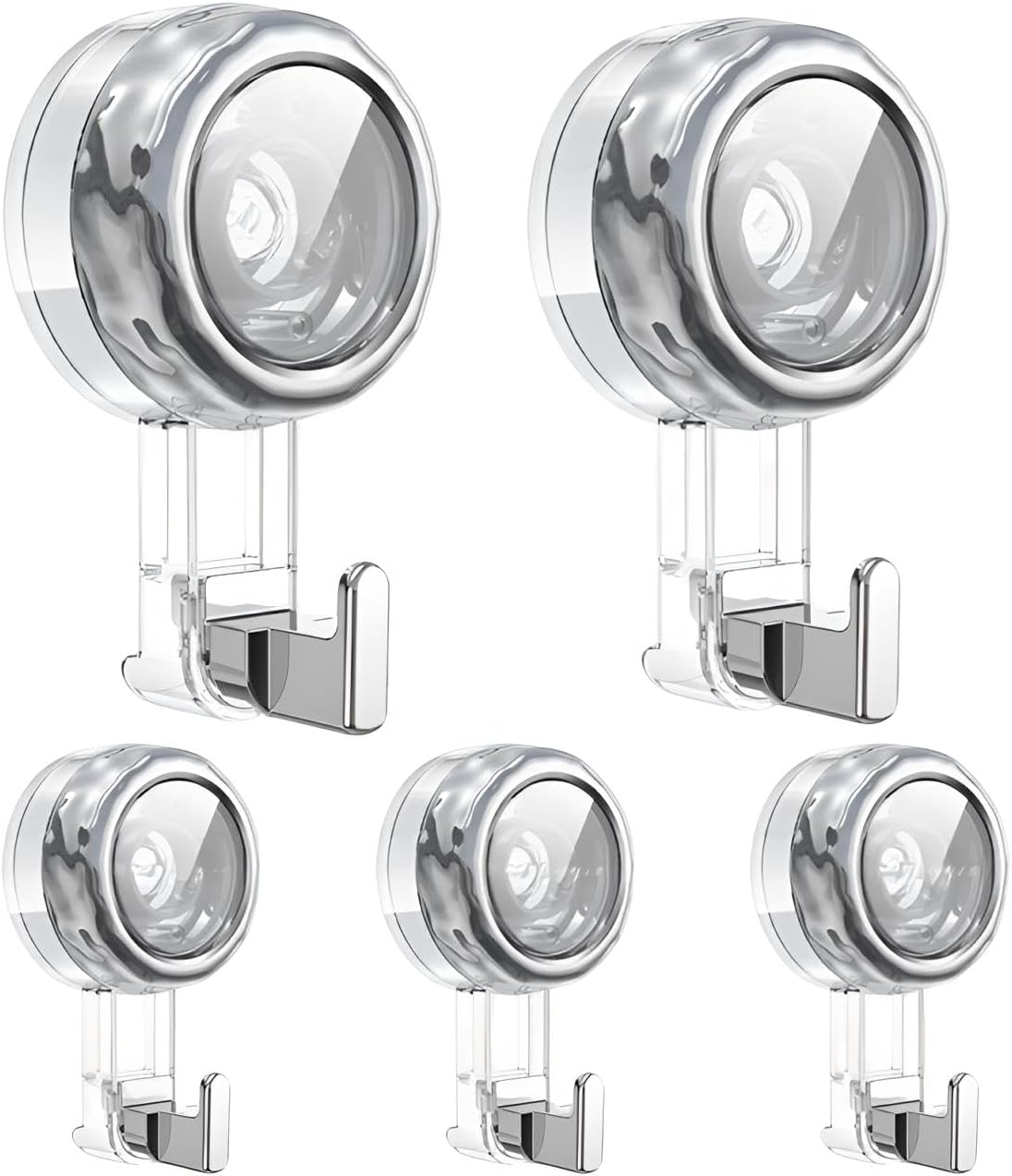 5 Ganchos Ventosa Impermeables para Baño Pared Vidrio