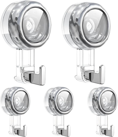 5 Ganchos Ventosa Impermeables para Baño Pared Vidrio