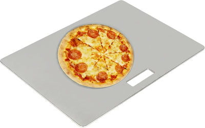 Plancha Pizza Acero XL para Horno y Parrilla 22x16pulg