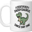 Taza Cerámica Father's Day Daddysaurus Blanco