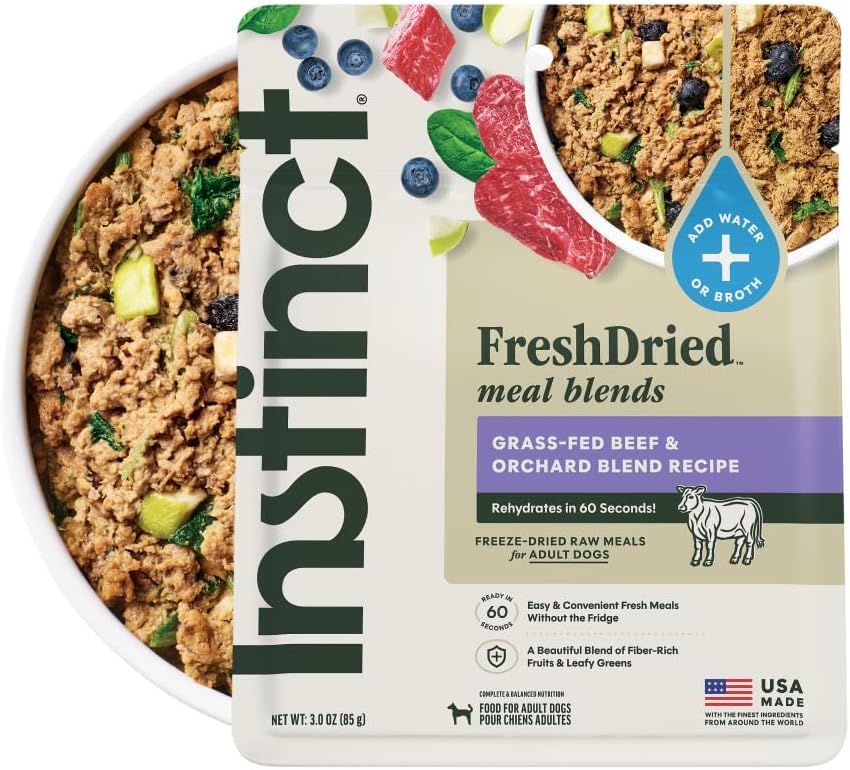Comida liofilizada para perros sin granos 3oz