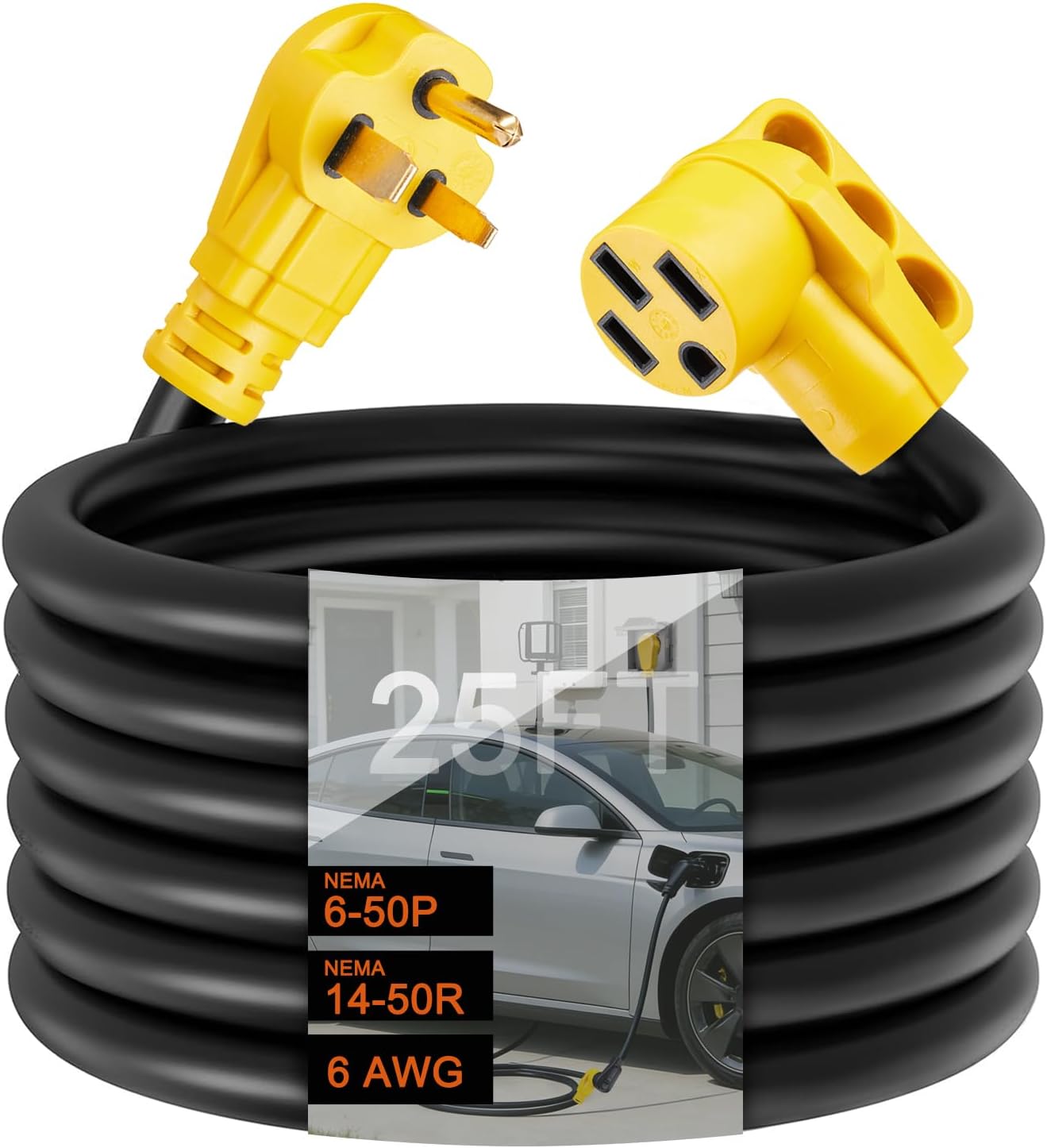Cable adaptador NEMA 6-50P a 14-50R 25pies