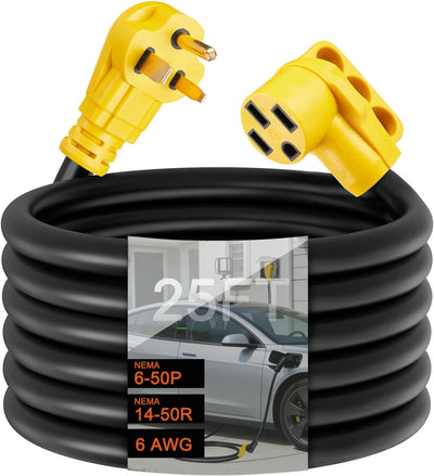 Cable adaptador NEMA 6-50P a 14-50R 25pies