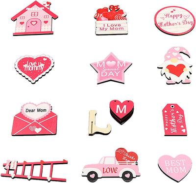 Bandeja escalonada de madera 12 piezas regalo para mamá