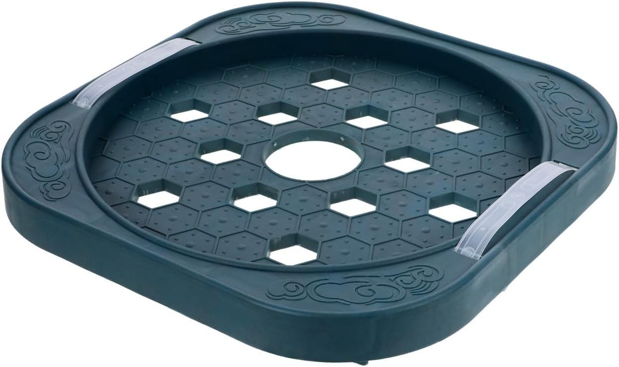 Bandeja móvil con ruedas 11.81x11.81pulg uso exterior e interior