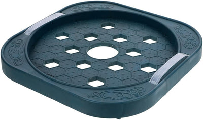 Bandeja móvil con ruedas 11.81x11.81pulg uso exterior e interior