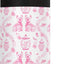 Botella de agua acero inoxidable Westie dog Preppy rosa y blanco