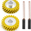 Set 2 engranajes helicoidales y cepillos carbón Kitchenaid