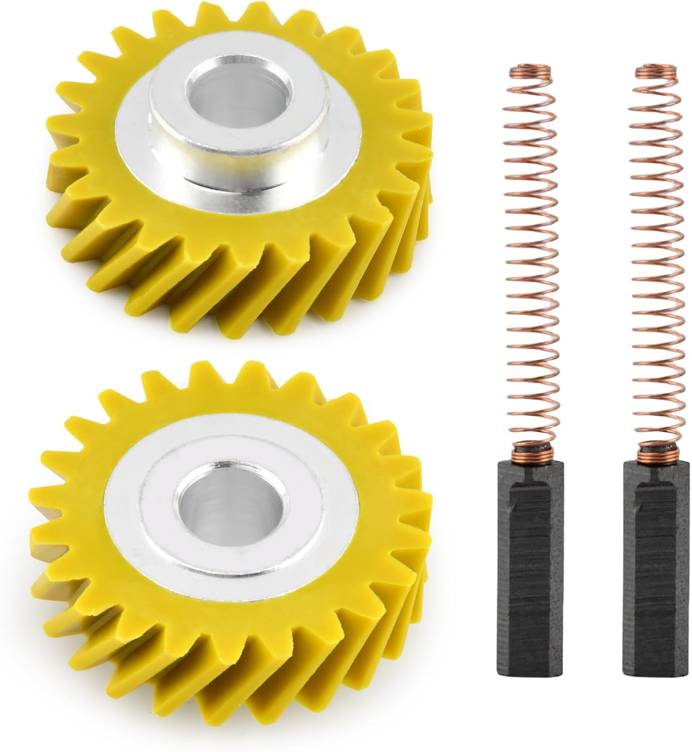 Set 2 engranajes helicoidales y cepillos carbón Kitchenaid