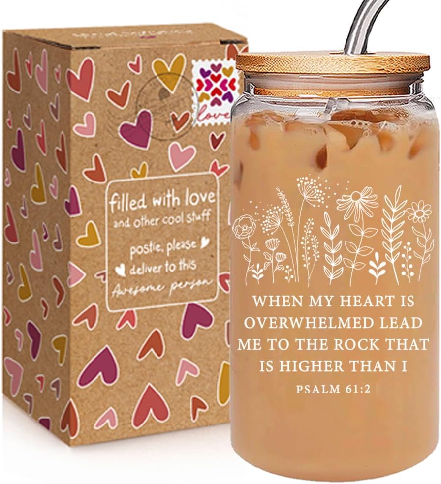 Taza de café con versículo bíblico para mujer regalo espiritual católico