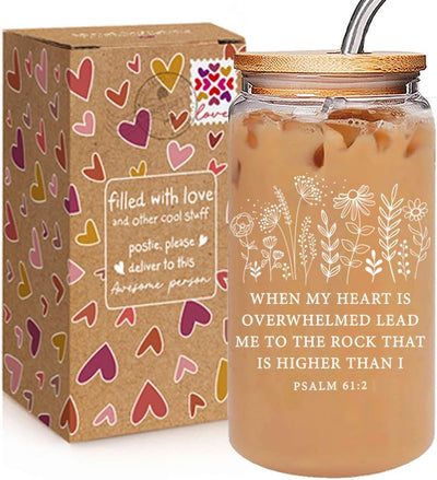 Taza de café con versículo bíblico para mujer regalo espiritual católico