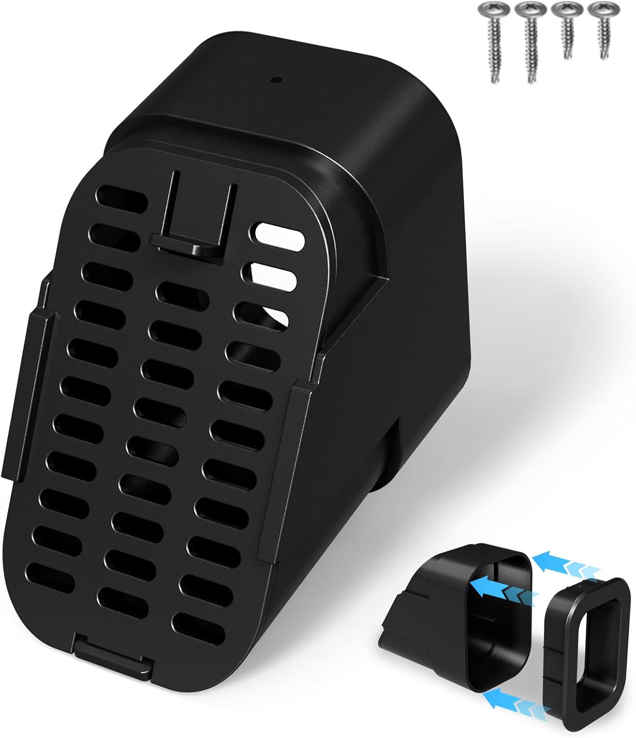 Protector bichos bajante tipo B 4x3pulg accesorio extensión negro