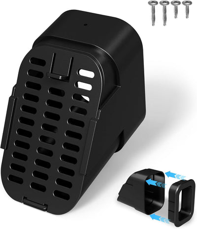 Protector bichos bajante tipo B 4x3pulg accesorio extensión negro