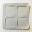 Parche autoadhesivo para puerta ventana 4x4pulg gris set 10