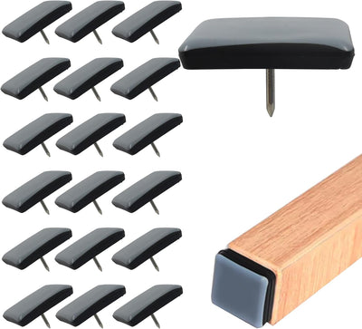 Protectores de suelo para muebles 20 pzas 38mm cuadrados