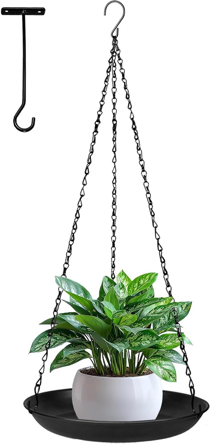 Colgador metal para plantas cesta pared techo cadena
