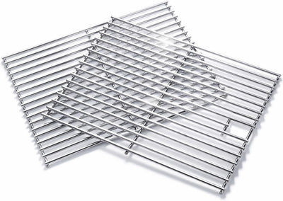 Rejillas parrilla 17pulg acero inox 201 paquete 2