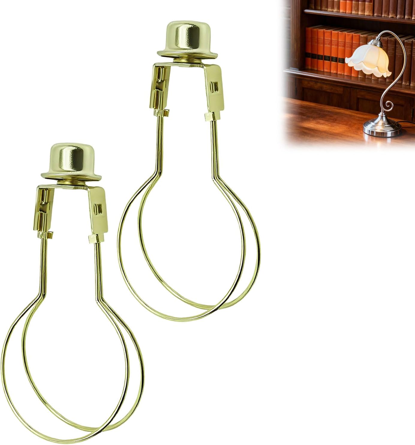 Pack 2 Adaptadores Clip Bombilla Pantalla Lámpara Alta Resistencia