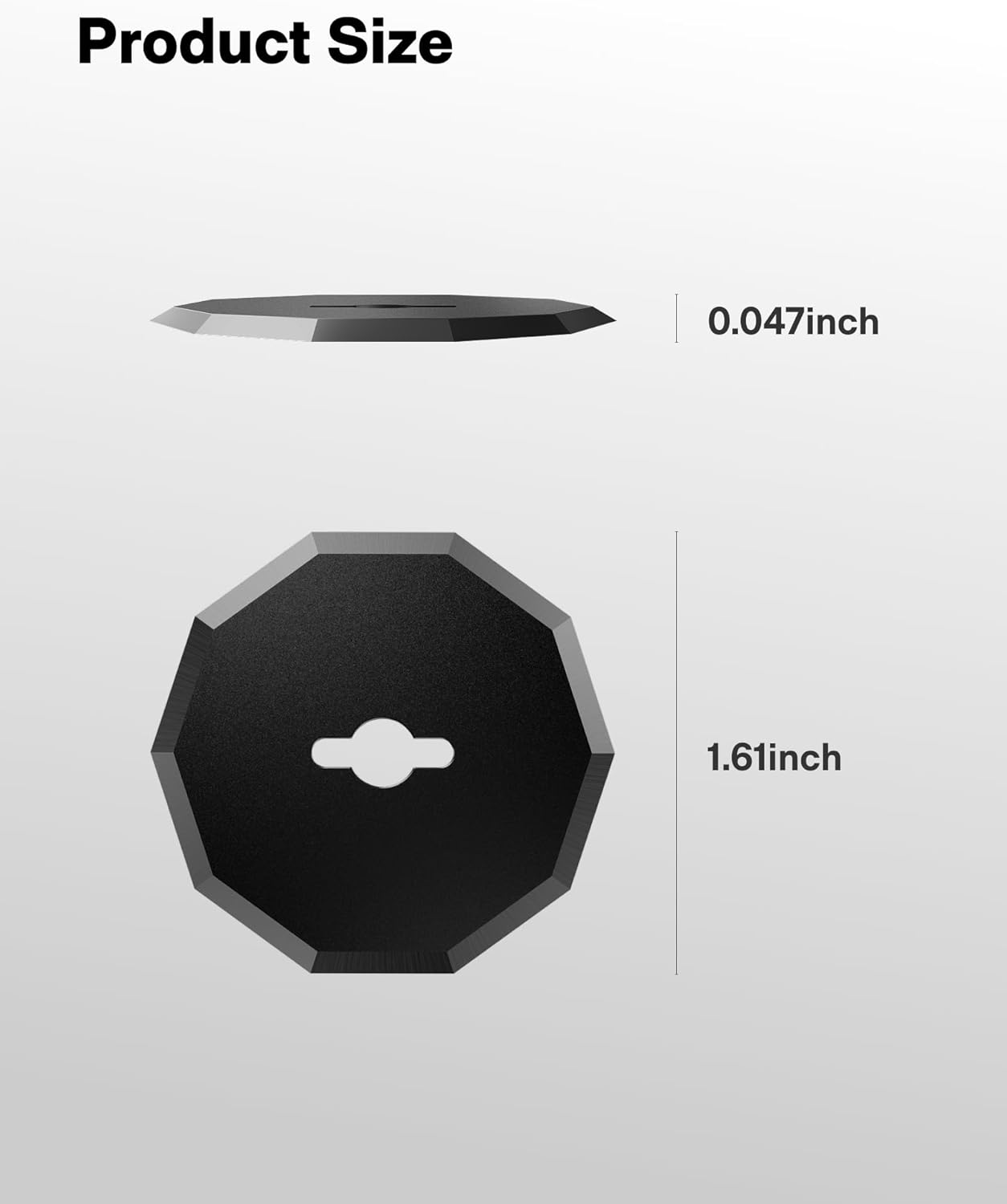 2 Cuchillas Giratorias Titanio Repuesto Tijeras Edgeflow