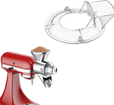 Accesorio para molino de granos y escudo de vertido KitchenAid
