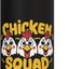 Bottella de agua acero inoxidable aislada para amantes de gallinas