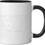 Taza cerámica historia Egipto Antiguo Reino Nuevo negro/blanco