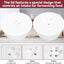 Insertos tazón silicona batidora 7qt blanco