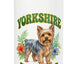 Botella de agua acero inoxidable con diseño floral boho para perros