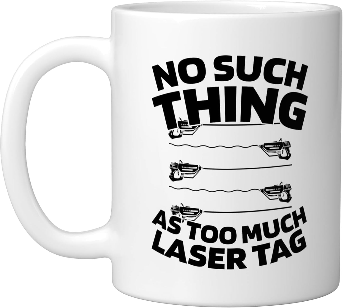 Taza Cerámica Laser Tag Blanca