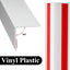 Protector esquina pared PVC autoadhesivo para muebles 1.97x48pulg