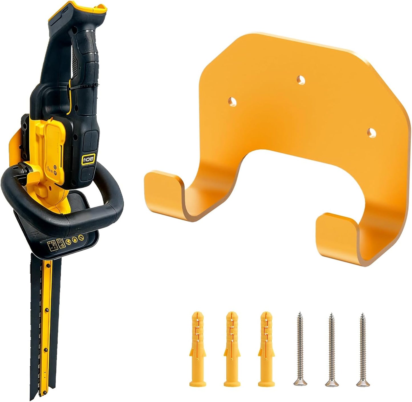 Estante colgador para herramientas de poda DCHT820B amarillo