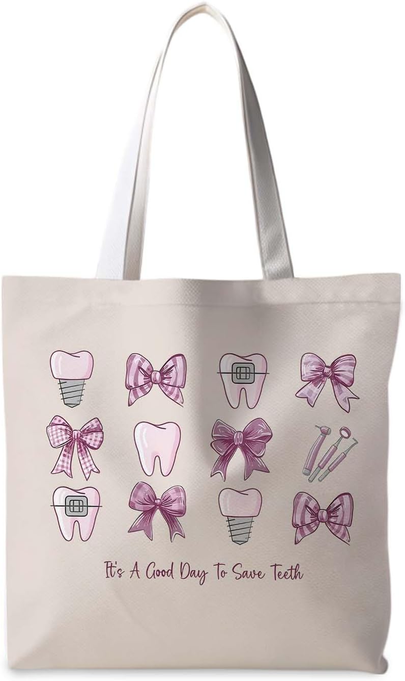 Bolsas de lona Bowknot modernas y prácticas para mujer