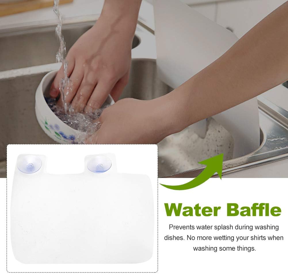 3 Protectores salpicaduras agua con ventosas cocina baño