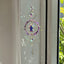 Atrapasoles cristal fluorita amatista decoración