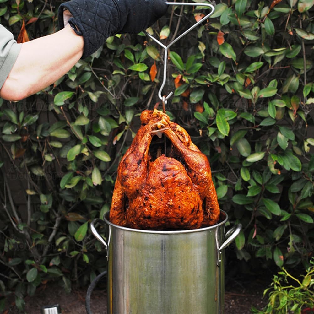 Kit soporte freidora pavo pincho vertical colgador pollo