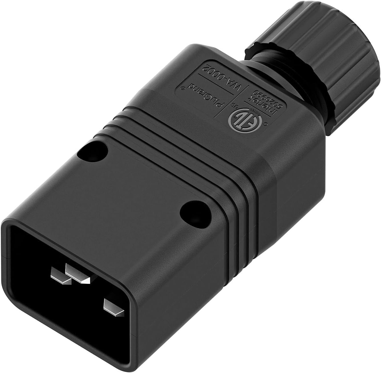 Conector enchufe IEC 320 C20 16A/250V negro