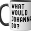 Taza cerámica What Would Johanna Do? Negro/Blanco