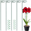 Estacas soporte plantas 17pulg grosor 10 clips tallo tomate