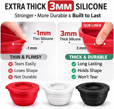 Revestimiento silicona KitchenAid 4.5-5qt antiadherente