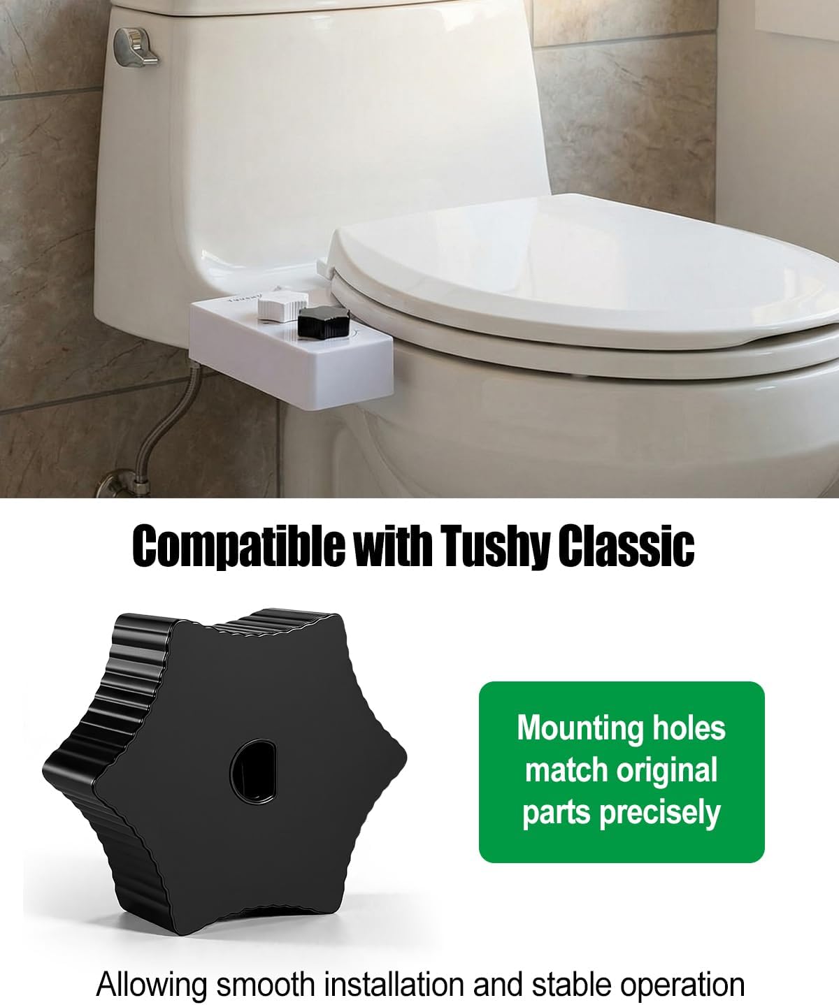 8 Pomas Repuesto Bidé Comp Tushy Clásico Ergonómicas