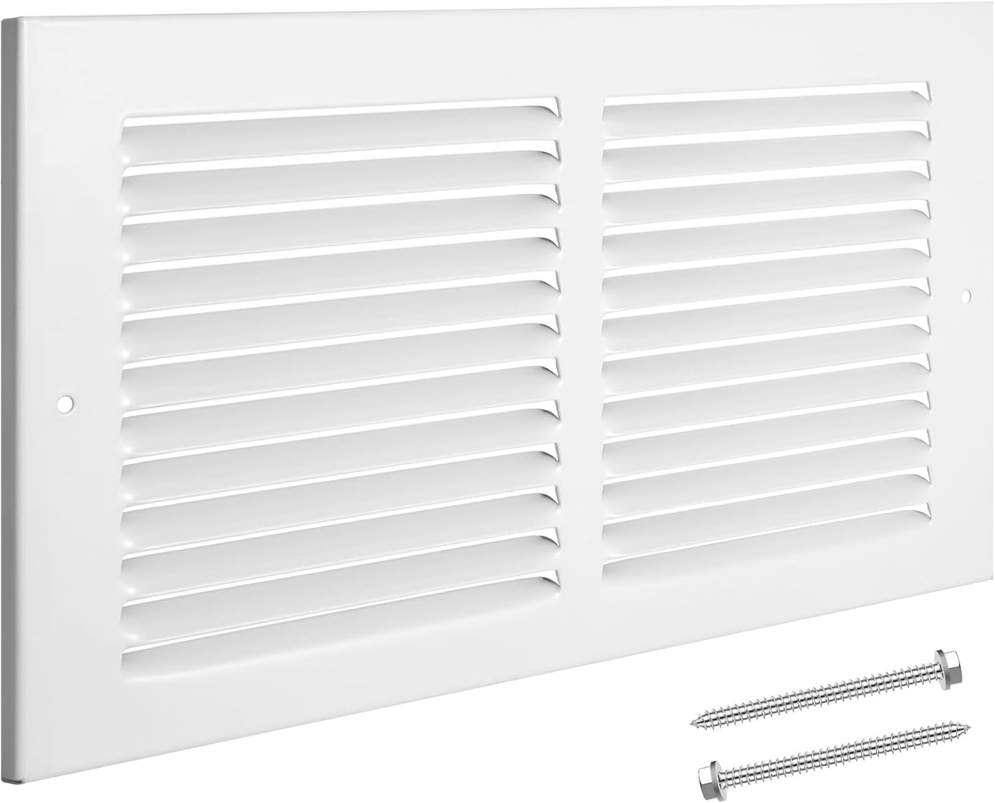 Cubierta ventilación aire 12x6pulg acero retorno HVAC blanco