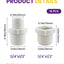 Acoplamiento reductor PVC 1/2 a 3/4 pulg macho/hembra
