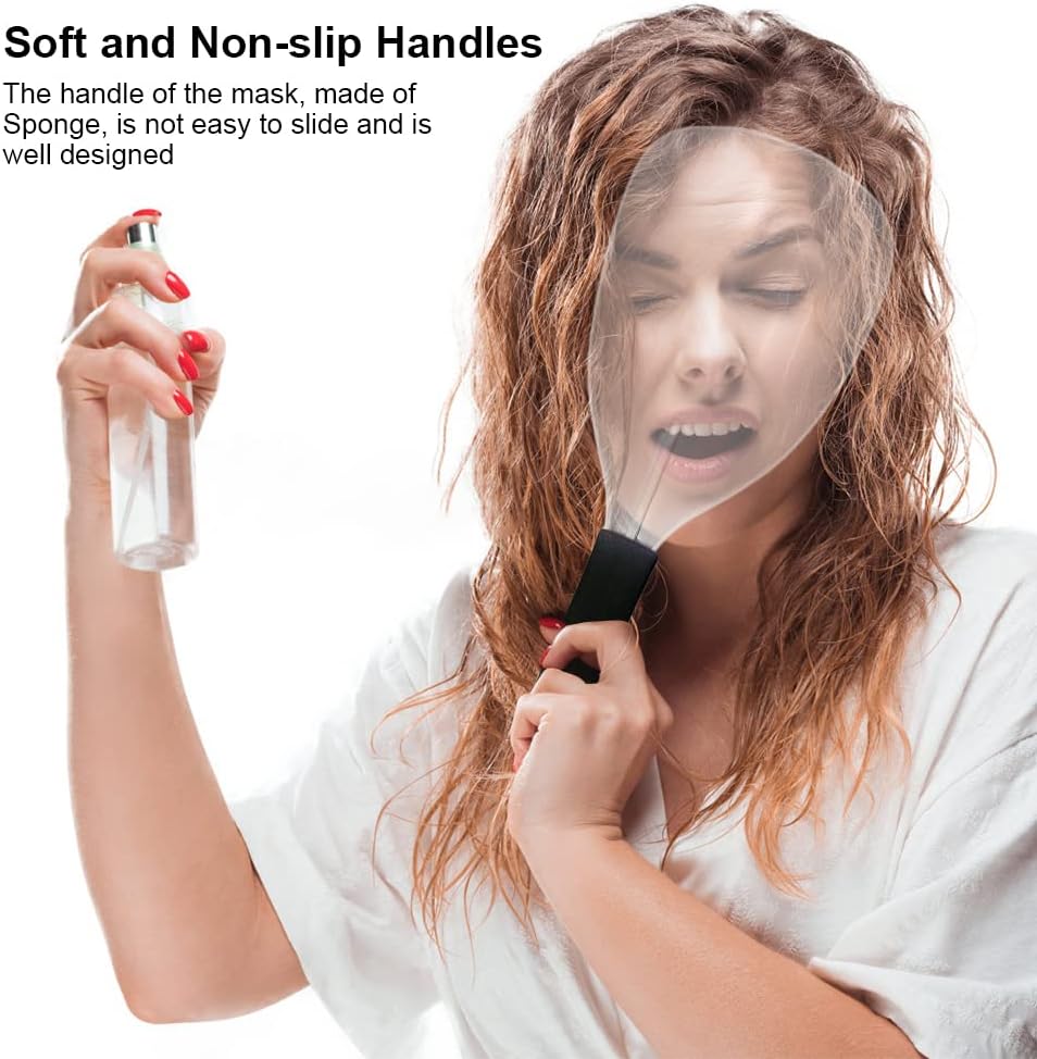 Protectores faciales laca reutilizables transparentes