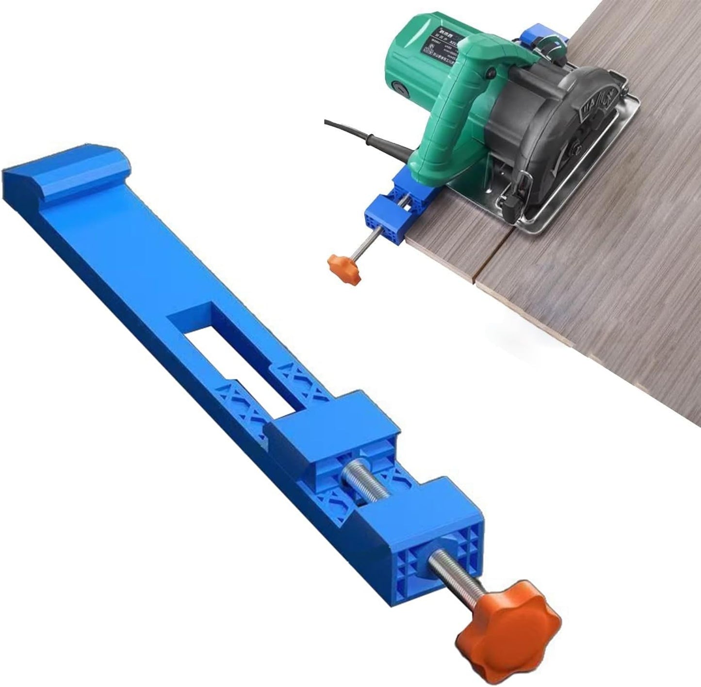 Guía de corte para sierra circular ajustable de madera